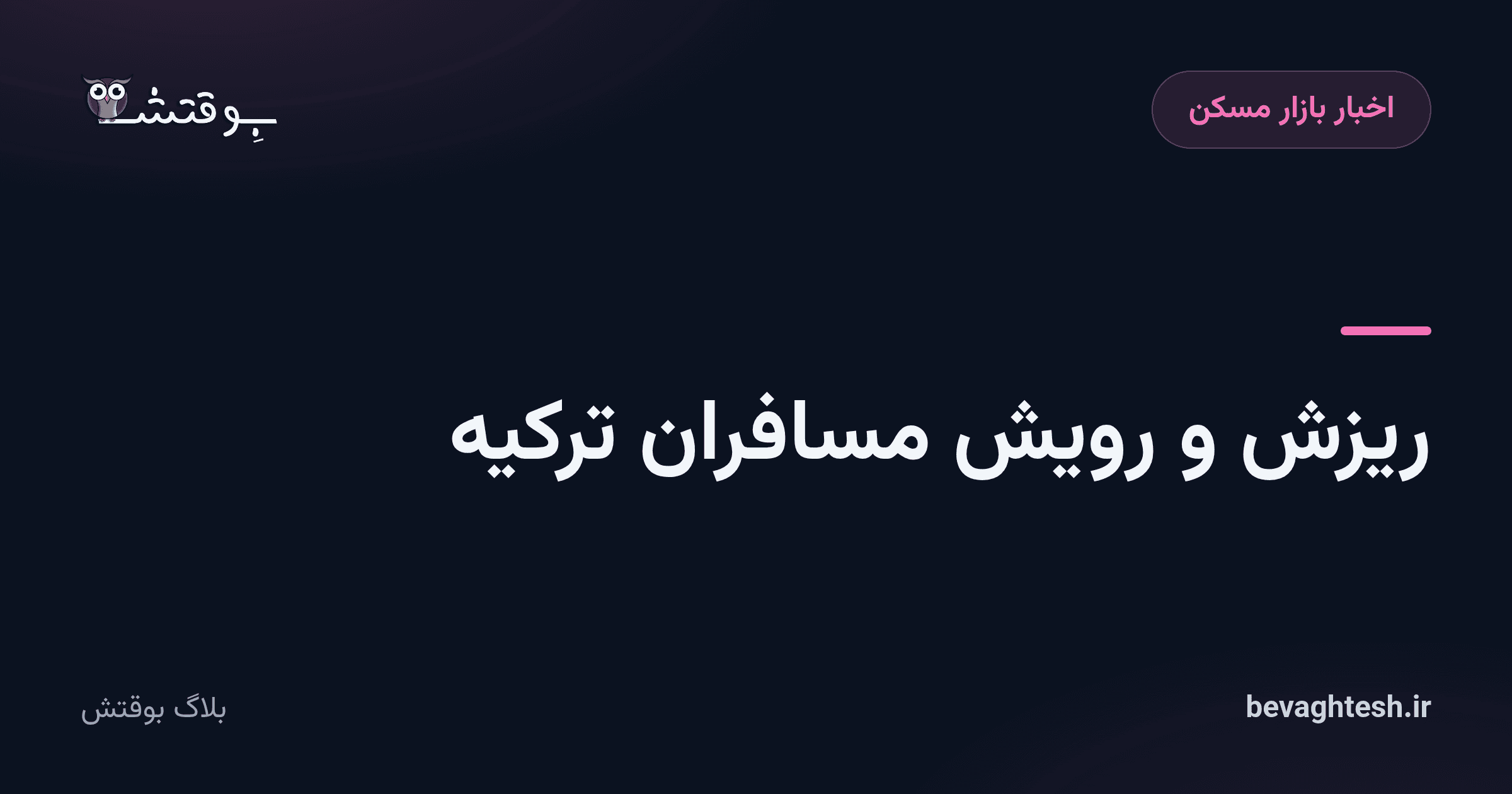 ریزش و رویش مسافران ترکیه
